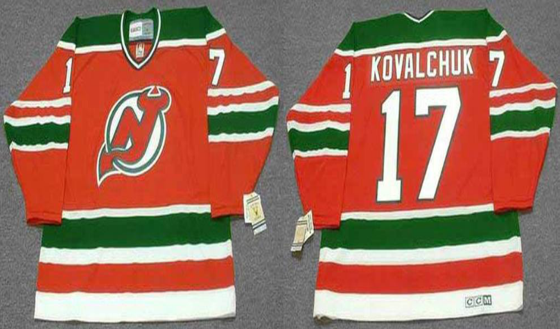 2019 Men New Jersey Devils 17 Kovalchuk red CCM NHL jerseys